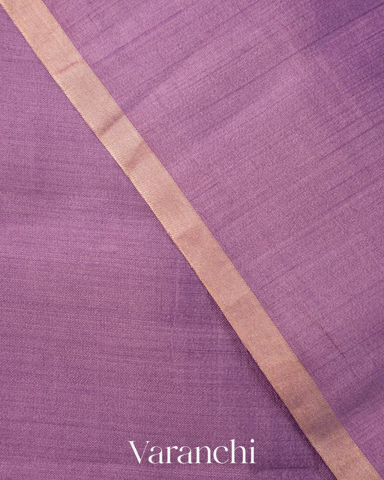 Lavender Pure Chiniya Silk Saree