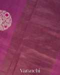 Lotus Pink Pure Chiniya Silk Saree