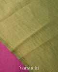 Lotus Pink Pure Chiniya Silk Saree