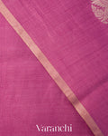 Lotus Pink Pure Chiniya Silk Saree