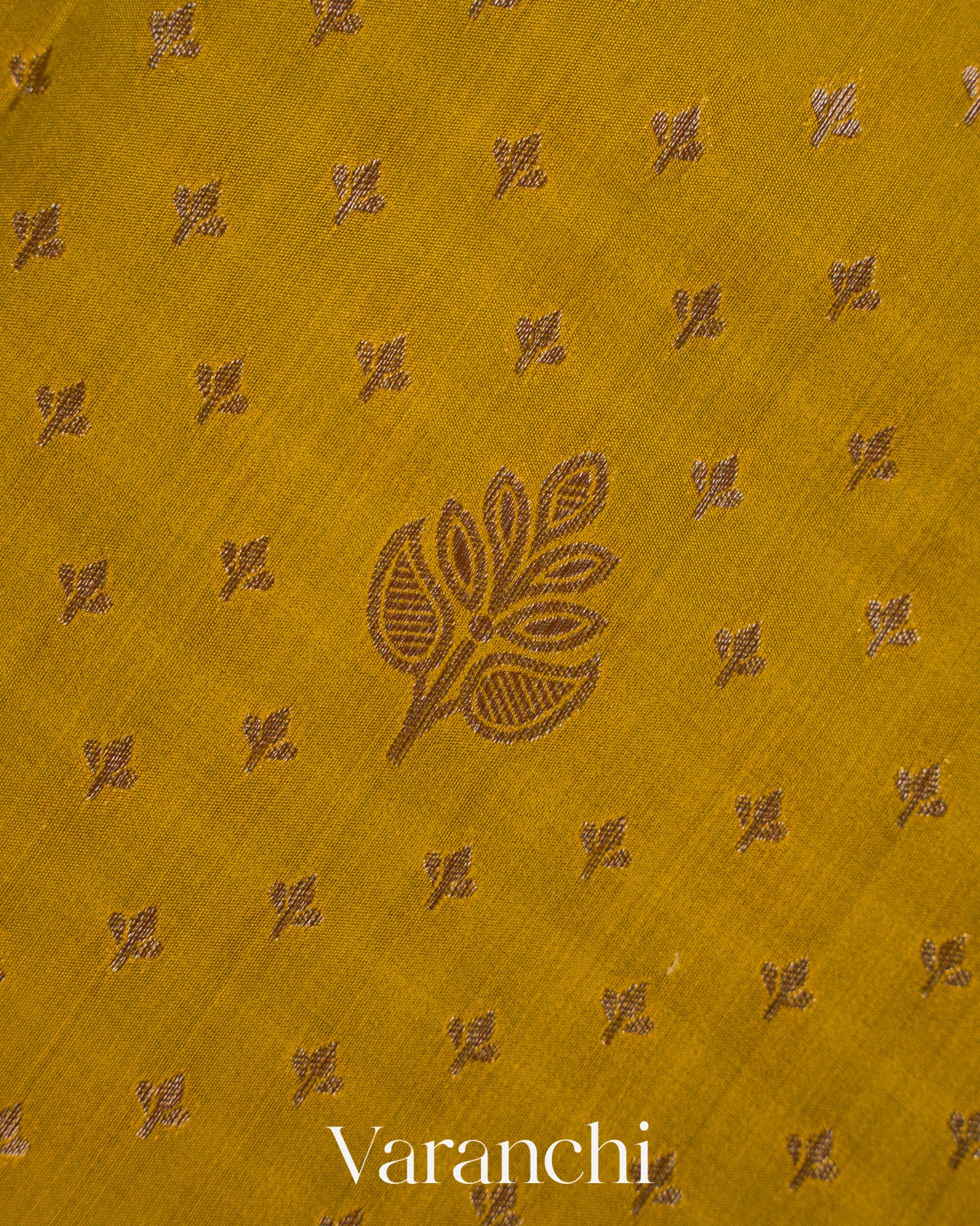 Olive Green Pure Chiniya Silk Saree