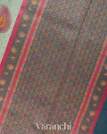 Mint Green Pure Chiniya Silk Saree
