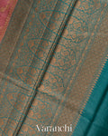 Onion Pink Floral Jaal Pure Tussar Silk Saree