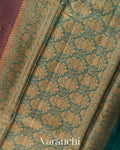 Mauve Pure Tussar Silk Saree