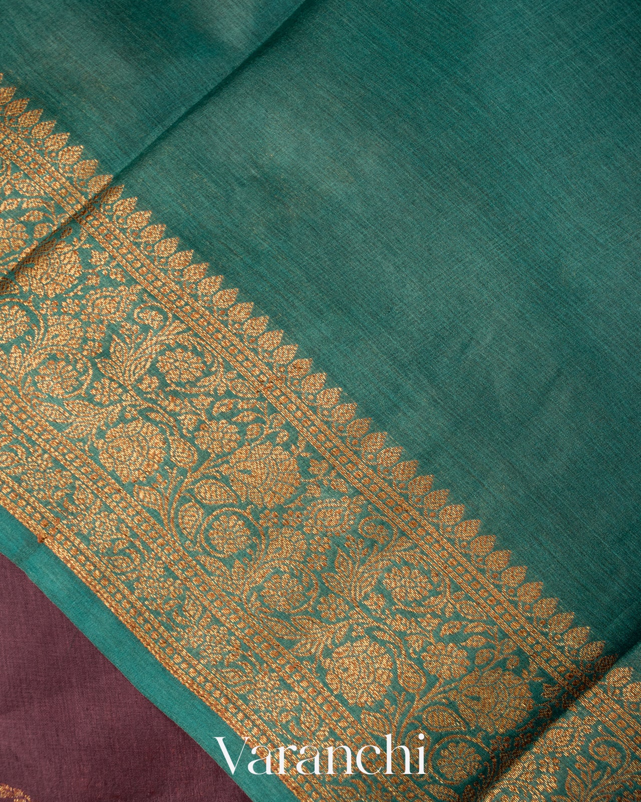 Mauve Pure Tussar Silk Saree