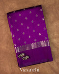 Purple Pure Poona Silk Saree
