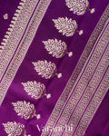 Purple Pure Poona Silk Saree