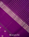 Purple Pure Poona Silk Saree
