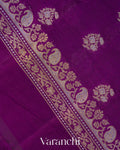 Purple Pure Poona Silk Saree