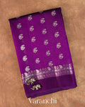 Purple Pure Poona Silk Saree