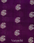 Purple Pure Poona Silk Saree