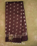 Coffee Brown Pure Poona Silk Saree