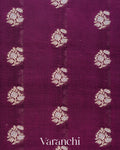 Wine Purple Pure Poona Silk Saree