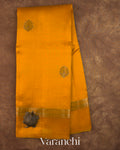 Mango Yellow Pure Poona Silk Saree