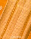 Mango Yellow Pure Poona Silk Saree