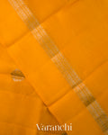 Mango Yellow Pure Poona Silk Saree
