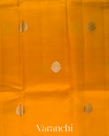 Mango Yellow Pure Poona Silk Saree