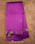 Purple Pure Poona Silk Saree
