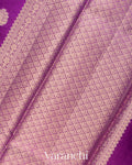 Purple Pure Poona Silk Saree