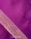 Purple Pure Poona Silk Saree