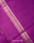 Purple Pure Poona Silk Saree