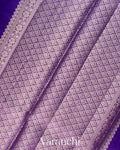 Violet Pure Poona Silk Saree