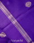 Violet Pure Poona Silk Saree