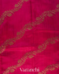 Rani Pink Lehariya Pure Raw Silk Handloom Saree