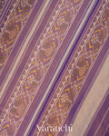 Purple Ikat Diamond Pure Rajkot Patola Silk Handloom Saree