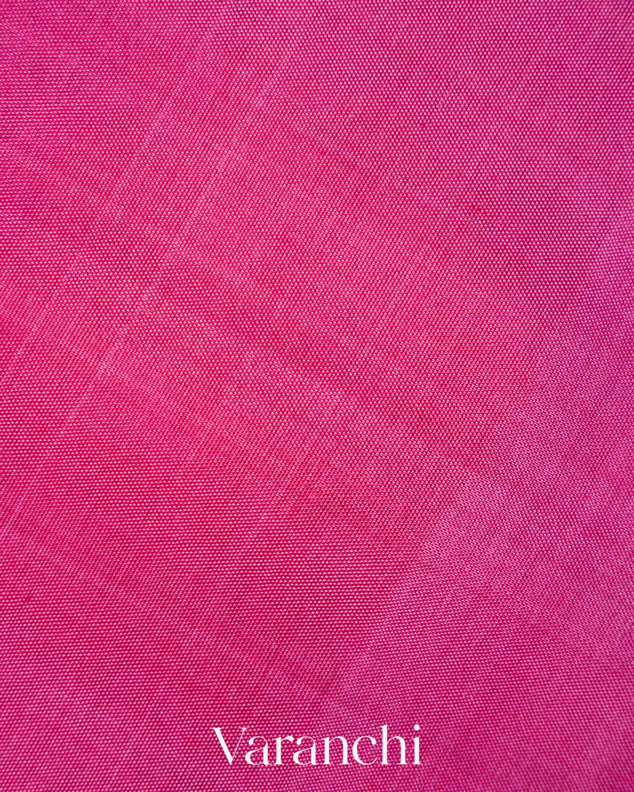 Pink Pure Rajkot Patola Silk Handloom Saree