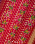 Royal Blue Pure Rajkot Patola Silk Handloom Saree