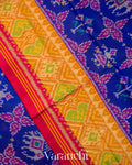 Royal Blue Pure Rajkot Patola Silk Handloom Saree