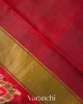 Deep Maroon Pure Rajkot Patola Silk Handloom Saree