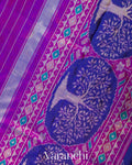 Royal Blue Pure Rajkot Patola Silk Handloom Saree