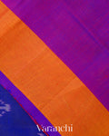 Royal Blue Pure Rajkot Patola Silk Handloom Saree