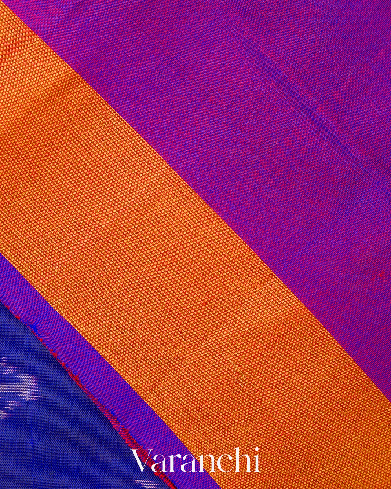 Royal Blue Pure Rajkot Patola Silk Handloom Saree
