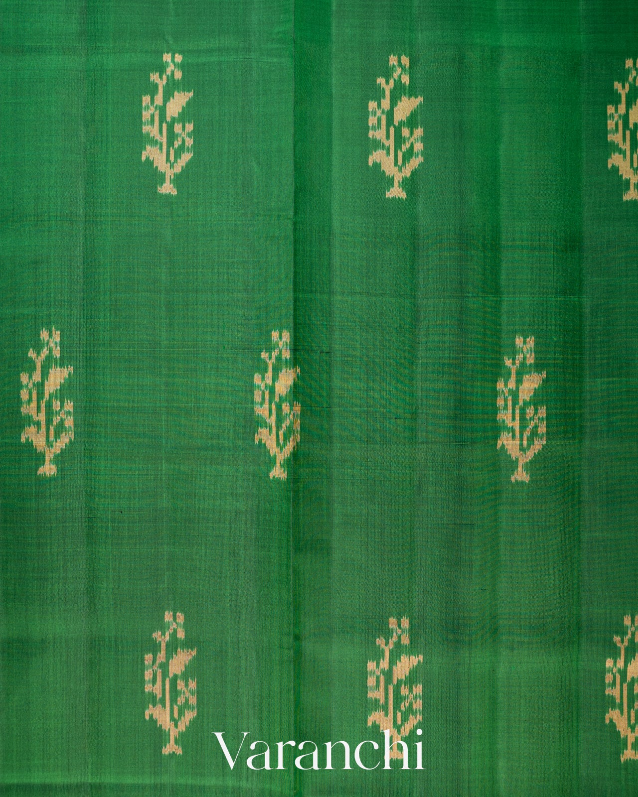 Bottle Green Pure Rajkot Patola Silk Handloom Saree