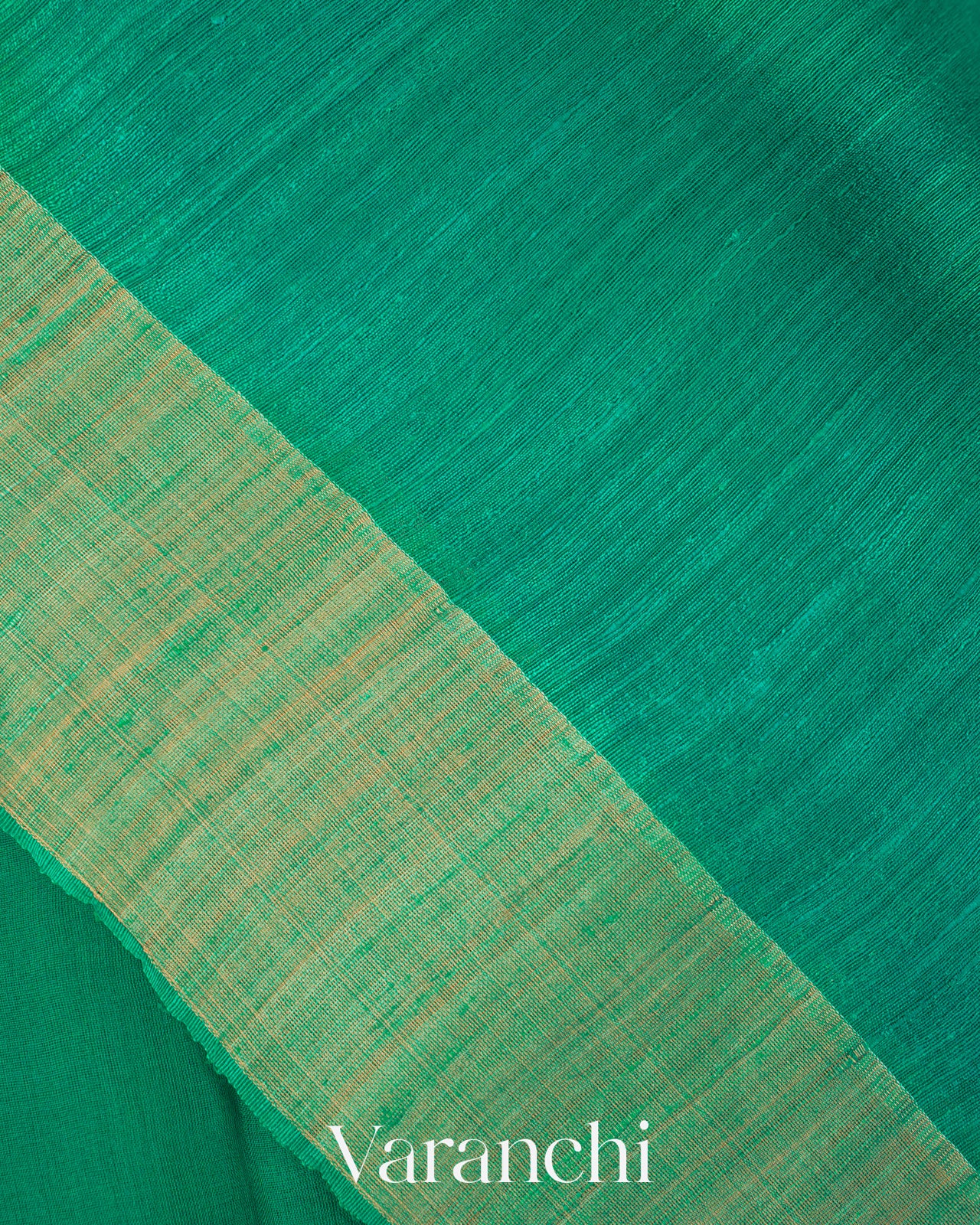 Turquoise Green Jamdani with Paithani Pallu Pure Muslin Silk Handloom Saree