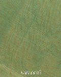 Sea Green Pure Maheshwari Silk Cotton Handloom Saree