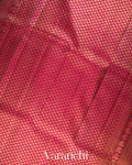 Moss Green Vaira Oosi Pure Kanchipuram Silk Handloom Saree