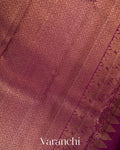 Beige Pure Kanchipuram Silk Handloom Saree