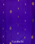 Royal Blue Pure Kanchipuram Silk Handloom Saree