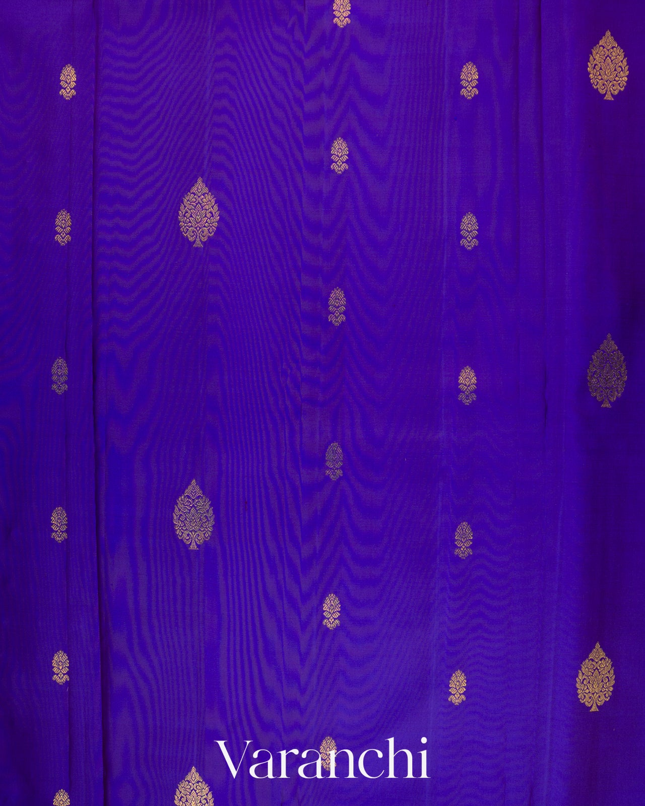 Royal Blue Pure Kanchipuram Silk Handloom Saree