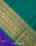Royal Blue Pure Kanchipuram Silk Handloom Saree