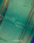 Royal Blue Pure Kanchipuram Silk Handloom Saree