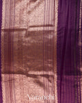 Purple Pure Chanderi Silk Cotton Handloom Saree