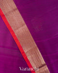 Purple Pure Chanderi Silk Cotton Handloom Saree