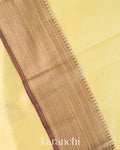 Butter Yellow Pure Chanderi Silk Cotton Handloom Saree