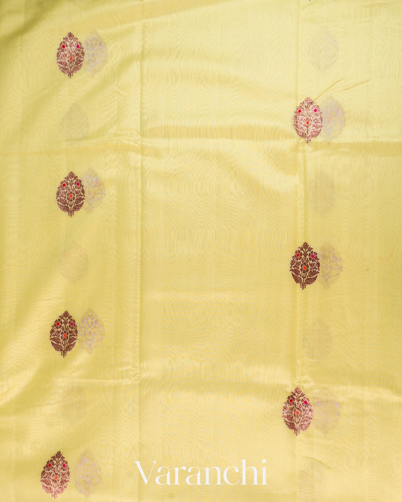 Butter Yellow Pure Chanderi Silk Cotton Handloom Saree