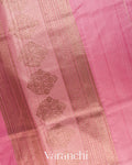 Pink Pure Chanderi Silk Cotton Handloom Saree